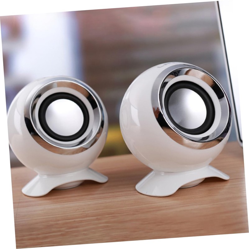 LABRIMP 2pcs Creative USB Powered High Volume Speaker for Desktop