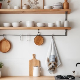 INDAJEDN Yorkshire Terrier Gifts Hand Towels for Bathroom, Yorkshire Terrier Bathroom Decor, Yorkie Gifts for Women Dog Lovers, 16x24 Inch