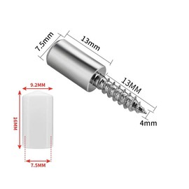 Walquicks Soporte de Baldas, Pasadores de Soporte de Estante Tacos, Clavijas de Soporte Baldas Armario, Con Funda de Goma para Estanteria, Estanteria Cocina, Zapatero, Armario(50, Transparencia)