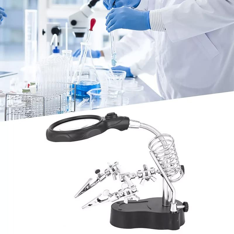 Helping Hands Soldering, Soldering Helping Hands, LED Light Magnifying Third
