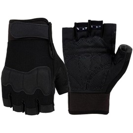 ZEACCT 1 Pair Breathable Weight Lifting Gym Workout Gloves, Training Weight lifting Half Finger Gloves, Training Gloves Full Wrist Support, for Workout, Exercise, Fitness, Crossfit, Cycling(M)