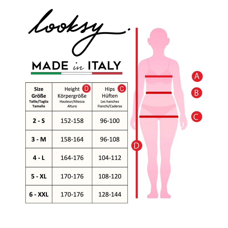 looksy Trocadero Women's Italian Classic Tights 20 Denier Plain Transparent