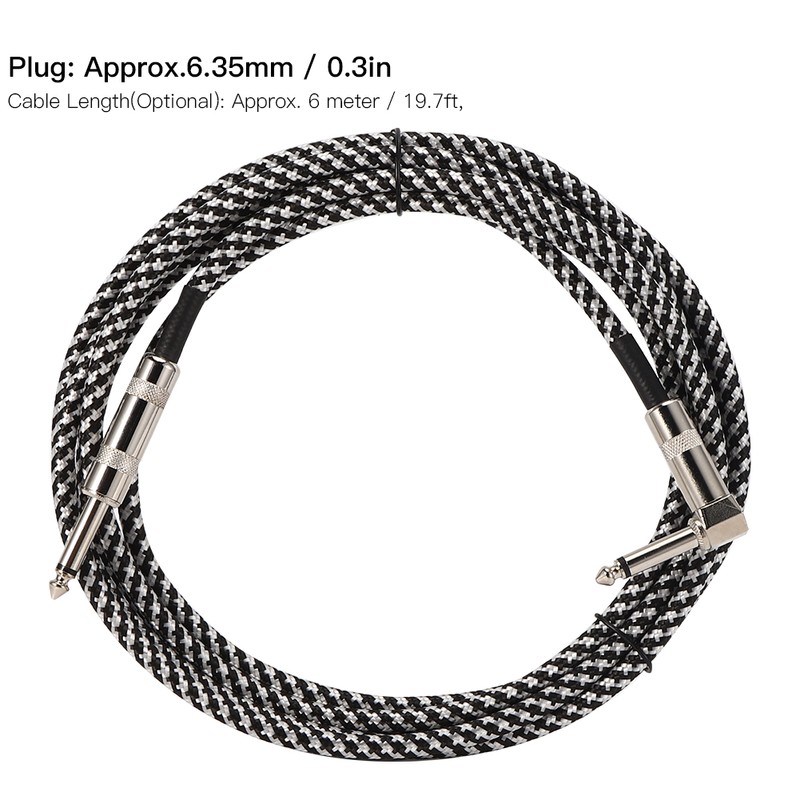 Guitar Cable Bass Effect Speaker Audio Connection Wire Electric Musical