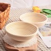 Spalivivre 6Pcs 6 Inch Banneton Bread Proofing Basket Sets, Banneton