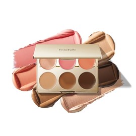 ICONIC LONDON Paleta de rubor, bronceador e iluminador en crema multiusos, Maquillaje vegano y sin crueldad animal