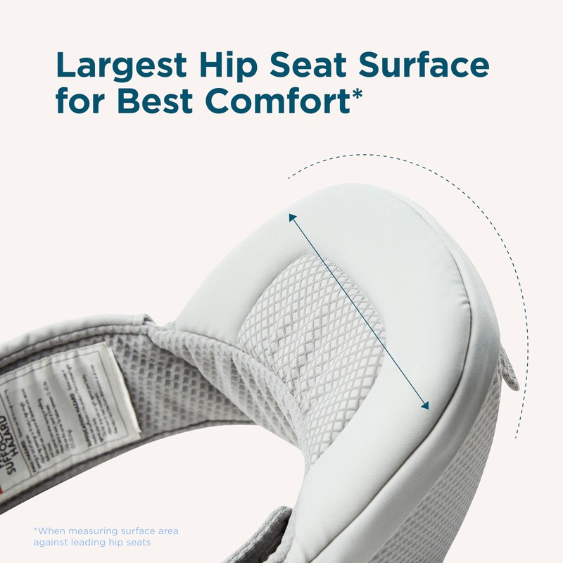 Ergobaby Alta Hip Seat All-Position Breathable Mesh Hip Seat &