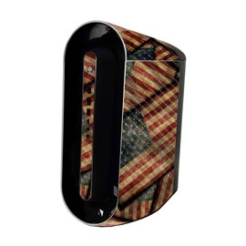 MightySkins Carbon Fiber Skin Compatible with Alienware Aurora R11 Gaming Desktop - Vintage American | Protective, Durable Textured Carbon Fiber Finish | Easy to Apply | Made in The USA