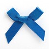 Trucraft 3cm 7mm Satin Ribbon Mini Craft Bows Royal Blue