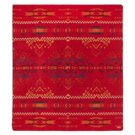 Ecuadane Southwestern Throw Blanket for Couch, Sofa, Bed, Soft, Plush, Cozy, Warm, Lightweight, Boho, Bohemian, Western Style (Corazon Wildfire, Queen 93x82 inches)