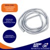 Motorcycle Protective Chrome Spiral Wrap for Cable Wire Tidy Hose