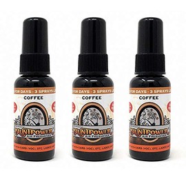 BluntPower (Coffee, 3 Pack) Concentrated Air Freshener - Premium Oil Based Air Freshener Spray For Home and Car - Long-Lasting Bathroom Spray, Car Freshener, & Odor Eliminator Spray