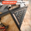 Woodworking Set Square Tool, Preciva 7inch Metric Triangle Ruler 12inch