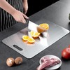 Stainless Steel Cutting Board, Double Sided Food-grade Cutting Board, Countertop