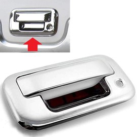 Overun 3-Layers Shiny Chrome Plated Tailgate Cover Without Backup Camera Hole Trim Designed for 2004-2014 F-150 F-250 F-350 F-450 Super Duty HD Explorer Sport Trac Mark LT