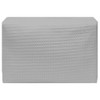 SoliVisk Waffle Weave Cosmetic Bags, Large (Gray)