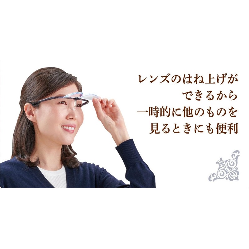 Clover 57-336 Glasses Type Magnifier Craft Magnifier 1.6x & 2.0x