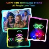 400 Pulseras Neon Fosforescente Glow Stick Fiestas Eventos