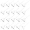 M METERXITY 20-Pack Boutonnieres Safety Pins, Plastic Triangle Corsage Pin