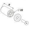 cyclingcolors 2x Round Roller Shutter End Stoppers 15 mm Diameter