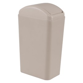 Innouse 14 Liter Plastic Trash Can with Swing Lid, Slim Swing Top Garbage Can, 1-Pack
