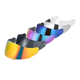 JQF Gear GT Air Visor Repalcement for GT Air 2, Outer Face Helmet Shield Compatible with CNS-1/Neotec/TC-5/TC-9 Accessories (Chrome Red)