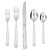 Fortessa 18/10 Stainless Steel Flatware Doria Espresso Spoon, Set of