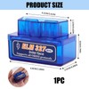 Mini ELM327 OBD2 Bluetooth Scanner, OBD-II Car Diagnostic Tool for