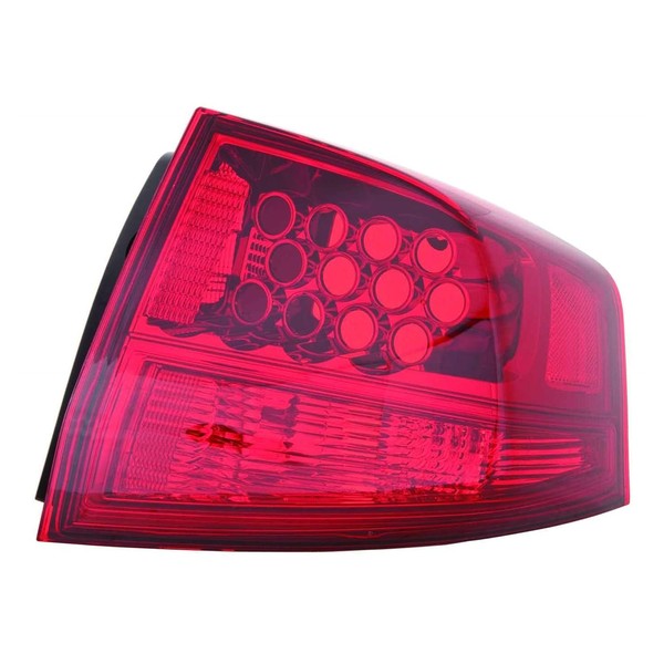 HEADLIGHTSDEPOT Right Passenger Side Outer Tail Light Compatible With 10-13