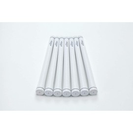 elitegrips TD50 Soft Golf Grips, Set of 7, Silver White, Backline Included