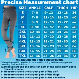 Compression Leggings for Women 20-30mmHg - Footles High Waist Compression Tights for Circulation during Pregnancy, Sports, Workout, Running - Gray, Medium - A717GR2