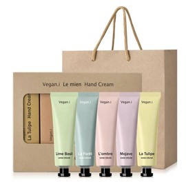 Meoncell [Aronics] Vegan Eye Lemien Hand Cream 50g 5-piece set + 5 shopping bags + 1 / 메온셀 [아로닉스] 비건아이 르미앙 핸드크림 50g 5종세트+쇼핑백5+1