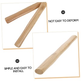 Gatuida 2pcs Hammer Handle Replacement Durable Solid Fitting for Hammers Easy Installation for Repairing Old Broken Handles Versatile Tool Accessory