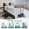 2 Step Stool with Handle, Height Adjustable Stepping Stool, Step