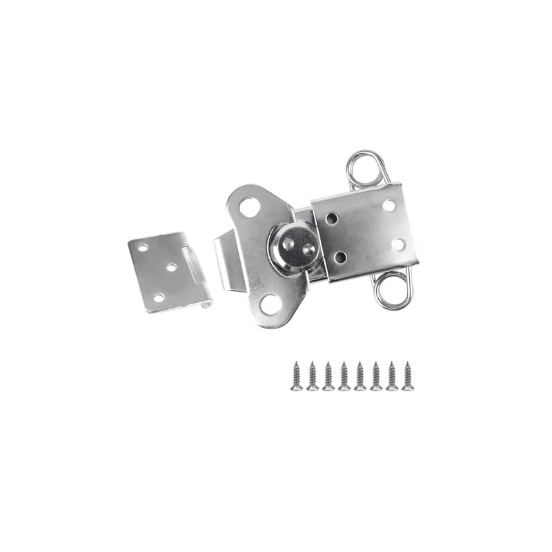 Geesatis Twist Latch & Keeper 2 Pcs Spring Loaded Butterfly