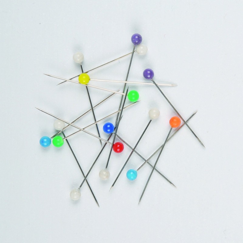 Kleiber 80-Piece Pins with Heads in Assorted Colours