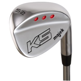 Majek Golf +1 inch Over Big & Tall Senior Men's Gap Wedge (GW) 52° Right Handed Senior Flex Steel Shaft (Tall 6'0"+ / +1" Over) with Premium Arthritic Men's Golf Grip