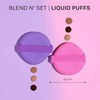 Freeman Blend N' Set Liquid Puff Set, Cushion Makeup Puffs