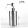 COLLBATH 2 Pcs Rustproof Stainless Steel Lotion Dispenser 250ml Hand