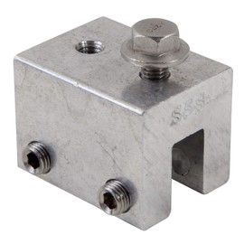 Radiant Solutions Company S5S Roof Clamp, 5-Pack for Standing Seam Metal Roof Clamps, Ideal for Heat Cable, Heat Tape, Solar Panel, Snow Guard Attachment, Made in USA