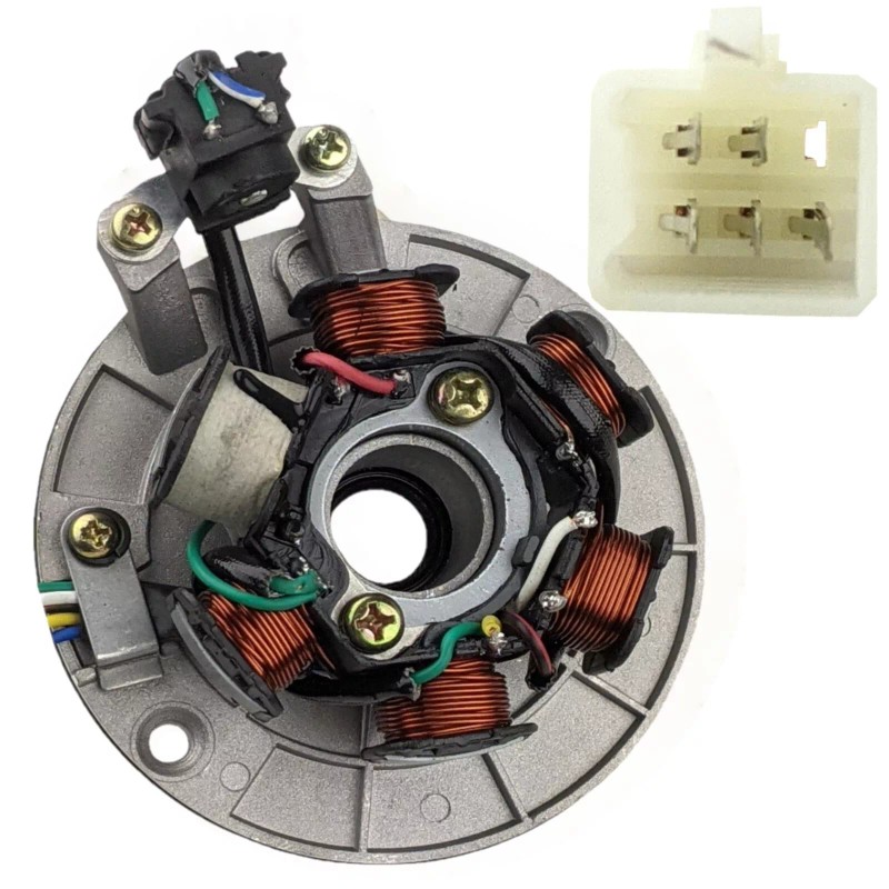 RedCap Stator Magneto 6-Coil 5Wire 50cc 70cc 90cc 110cc 125cc
