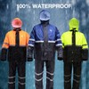 Rain Suits, High Visibility Reflective Safety Jacket, Lightweight Rain Gear,