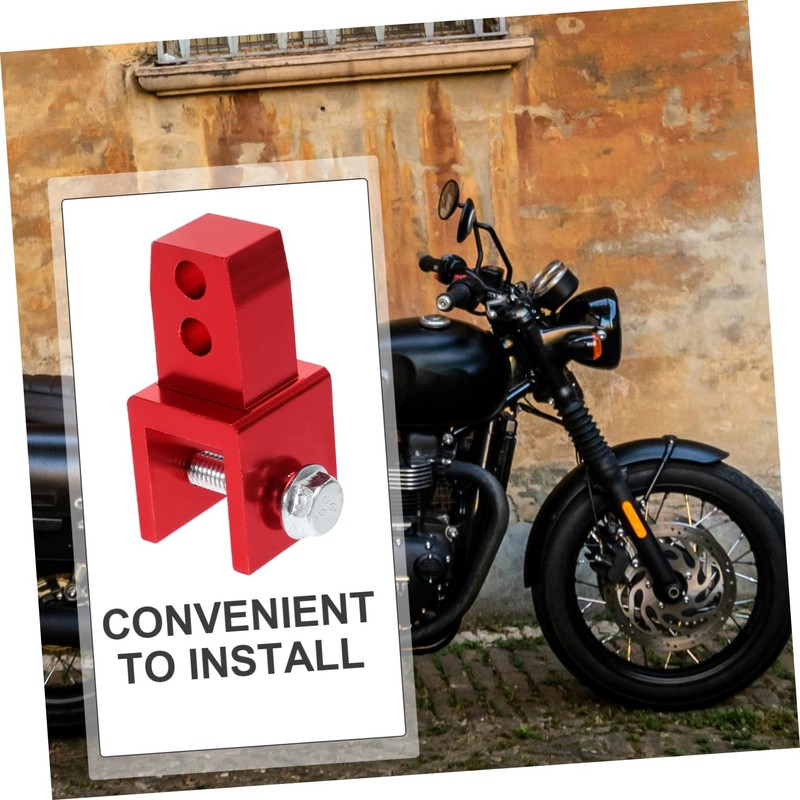 GRIRIW 2pcs Motorcycle Rear Riser Height Extension Device Easy Installation