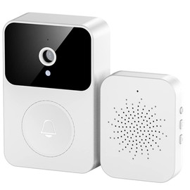 Wireless Video Doorbell WiFi Smart Wireless Video Doorbell Camera with Two-Way Audio Night Vision Smart Remote Video Doorbell with App Control Auto Cloud Storage for Home Security te9