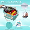 TuErCao Preppy Lunch Box for Women Aesthetic Insulated Lunch Bag
