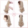 Real Fashion Claw on Clip in Ponytail Extension Long Straight
