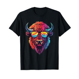 Bison Sunglasses T-Shirt