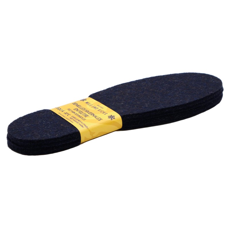 MEK Winter Thermal Felt Wool Insoles| 1 pair (Blue -