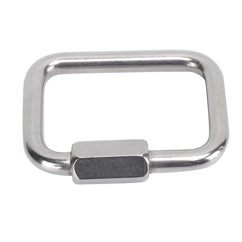 Chain Link Stainless Steel 4‑Corner Multifunctional Connection Buckle for Outdoor