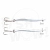 Fish WOW! 4pcs 3oz Fishing Spoon with a 2/0 Treble
