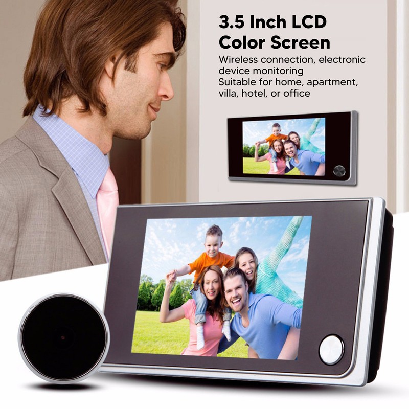 3.5 Inch LCD Digital Door Viewer Electronic Monitor Visual Door